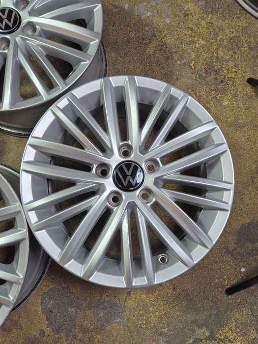 4 Jante Aliaj 5x112 16'' 6.5J ET 46 - OEM VW Golf 5 6 7 8 Touran Sharan Caddy T-ROC / Skoda Octavia YETI SUPERB / AUDI A3 Seat LEON ATECA