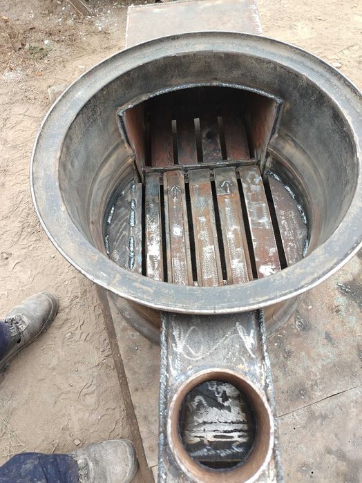 Печка для баний из дисков