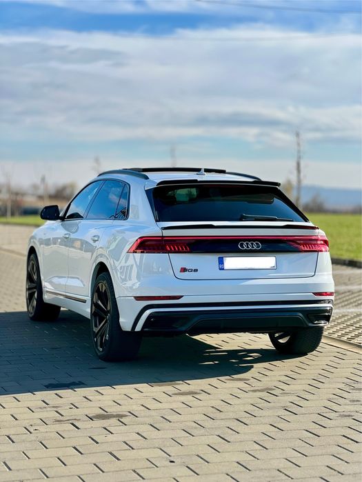 Audi Q8 3x S-Line,Alb Perlat,Maxton,Panoramic,bang olufsen 3d,masaj
