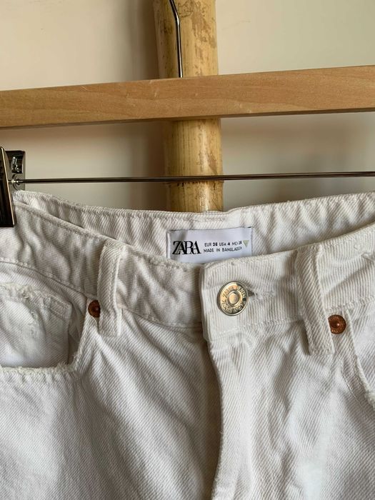 ZARA бели деним бермуди