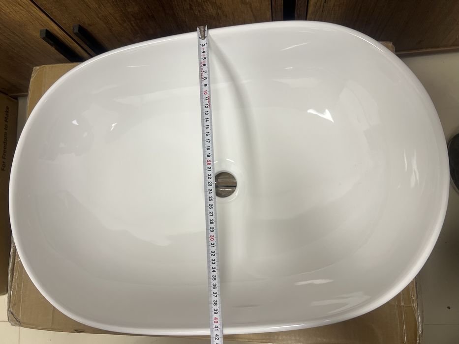 60x42x14cm Nou Chiuveta Baie pe Blat Ceramica Lavoar