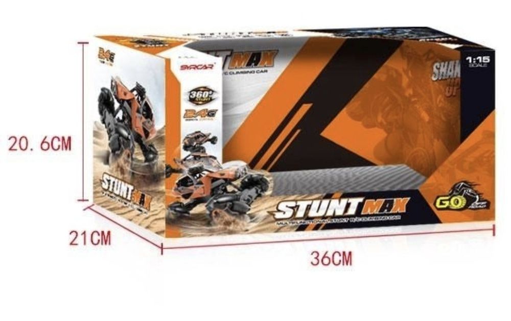 Машинка, джип на пульте управления  STUNT MAX.