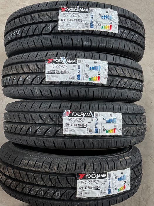 Vând 4 anvelope 195R14c Yokohama de iarnă noi