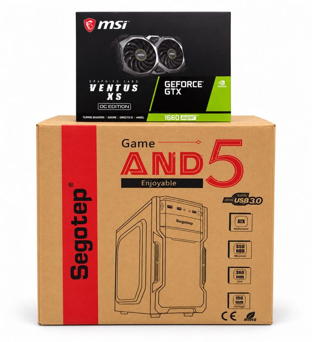 НОВ Gaming PC | GTX 1660 SUPER 6GB | 16GB DDR4 | SSD 512GB | Seasonic Gold