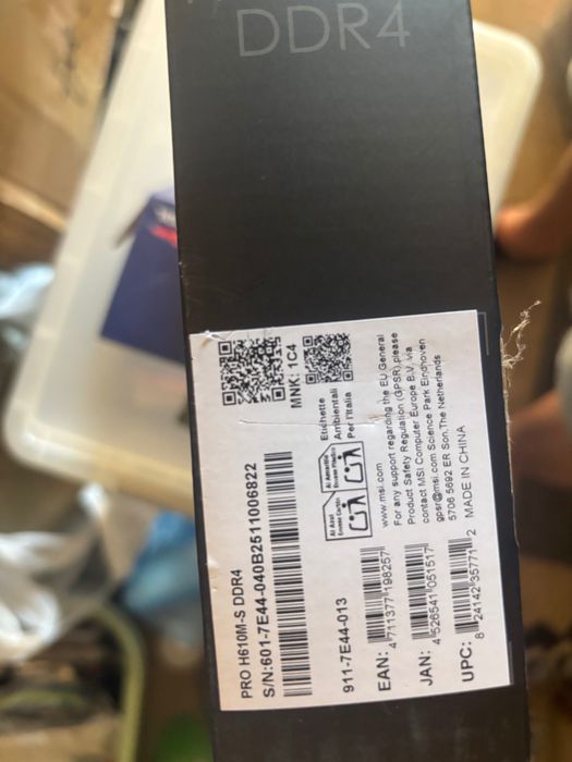 Продам материнскую плату MSI PRO H-610M-S