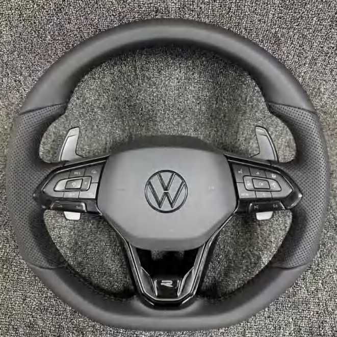 Оригинален VW R Line мултифункционален спортен волан с пера DSG