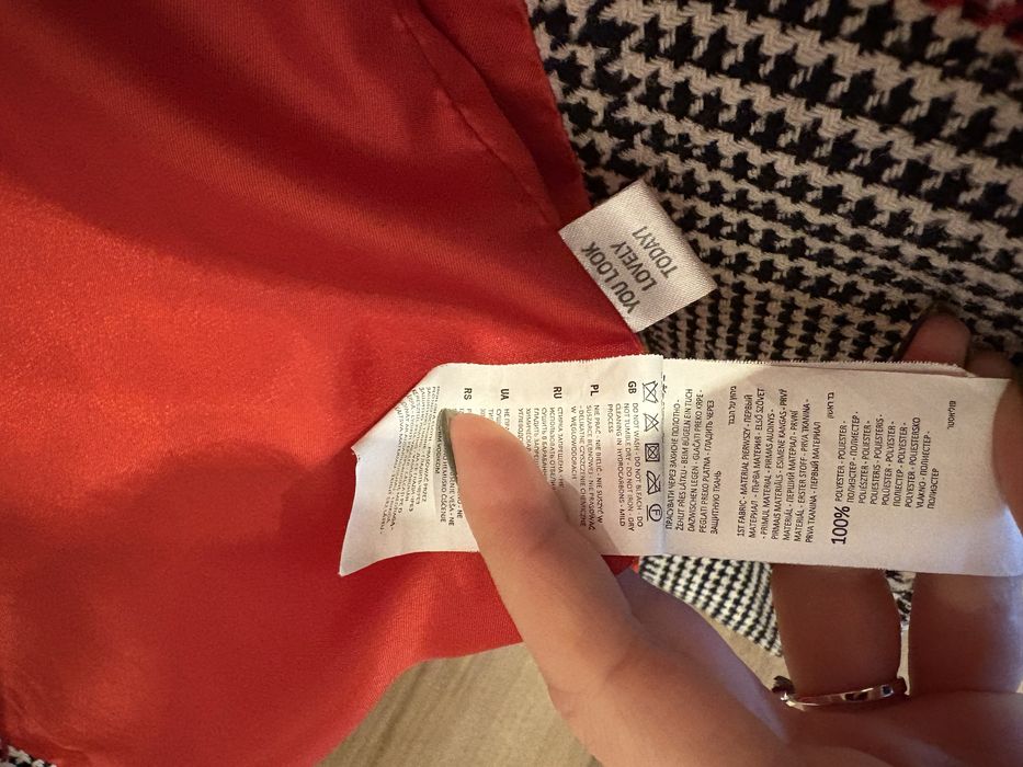 Palton in carouri - XS