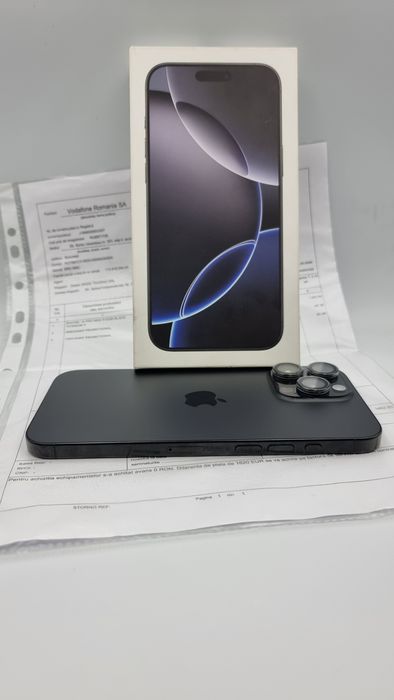 Amanet F28: Telefon Iphone 16 Pro Max 512GB Factura