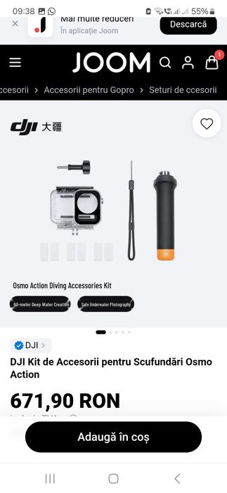 DJI osmo Action 5Pro + Osmo Action Diving Accessory Kit