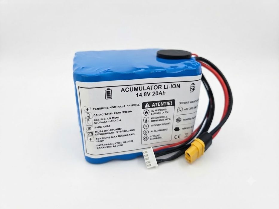 Acumulator Li-Ion 4S 14.8V 20Ah pentru navomodel