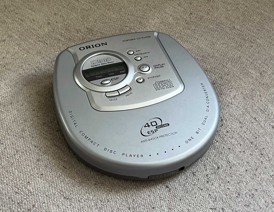 Orion PCD-804 portable CD player ESP 40s DBB Line Out