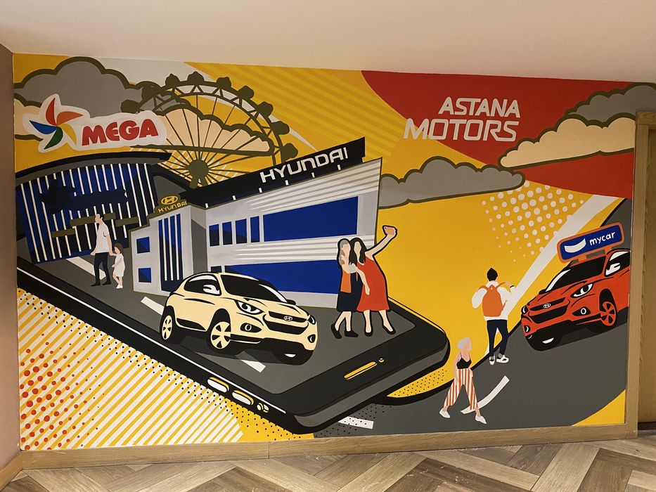 Роспись стен Художник Граффити Аэрография