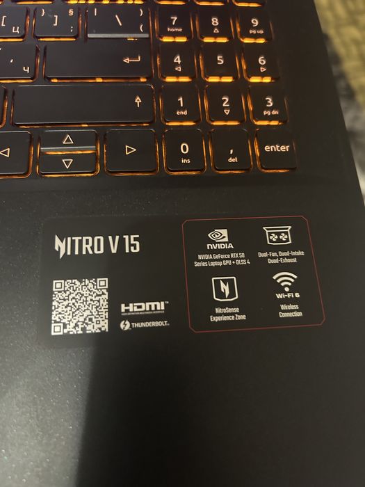 Acer Nitro V 15, по-новото поколение с NVIDIA GeForce RTX 50 серия.