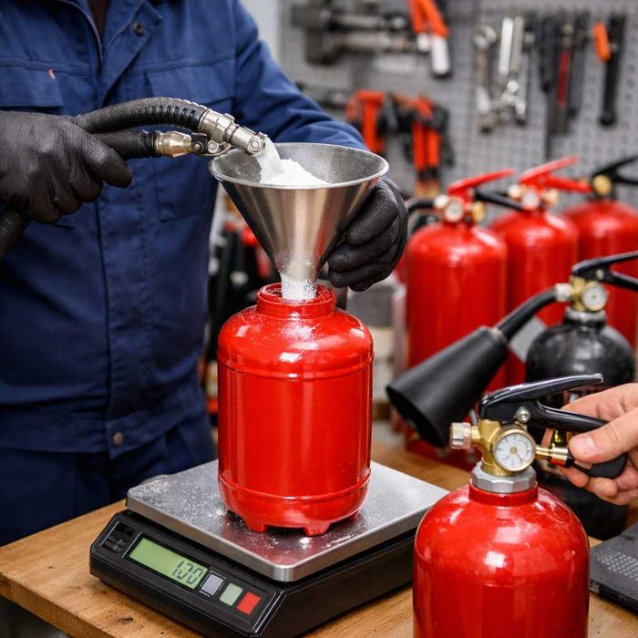 Перезарядка огнетушителей