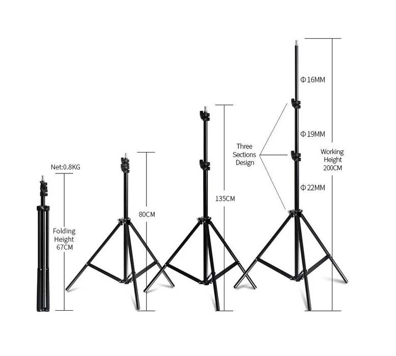 Комплект чадър , статив и държач за чадър с фасунга Е27