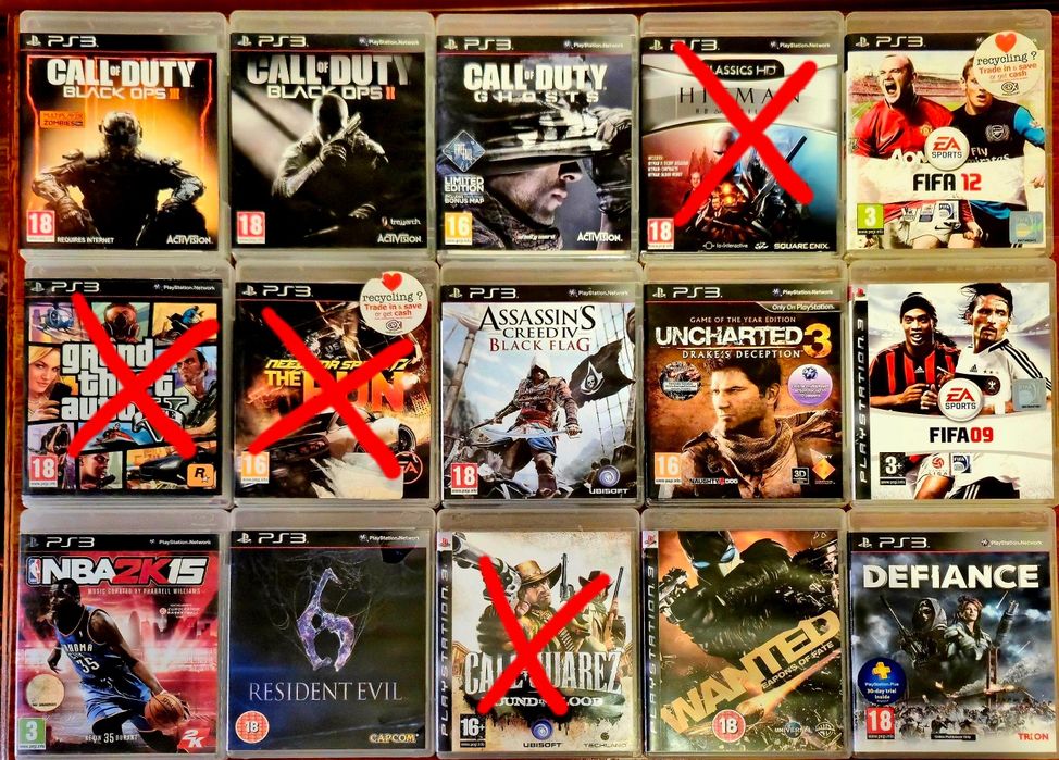 Jocuri PS3 in ambalaj original toate au manualele incluse