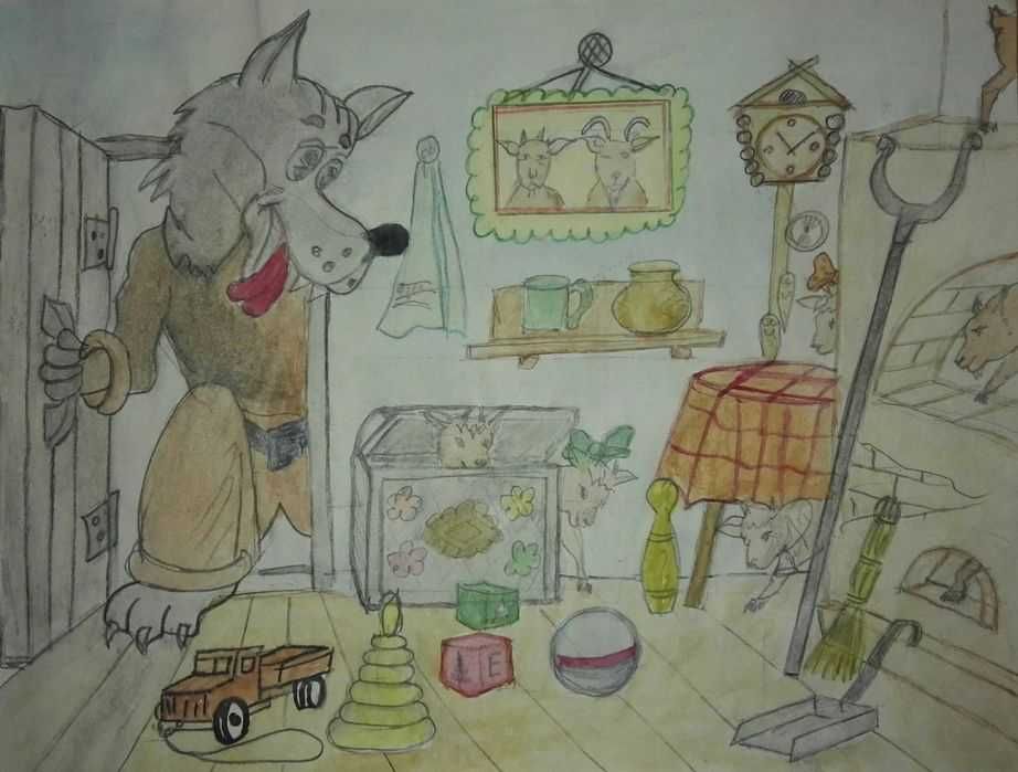 Альбом со школьными рисунками