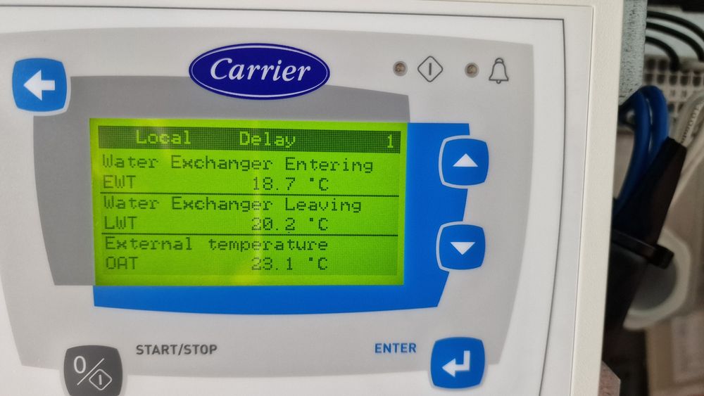 Carrier Aquasnap високотемпературна термопомпа мощности  14kw до 105kw