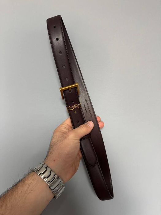 Колан естествена кожа YSL