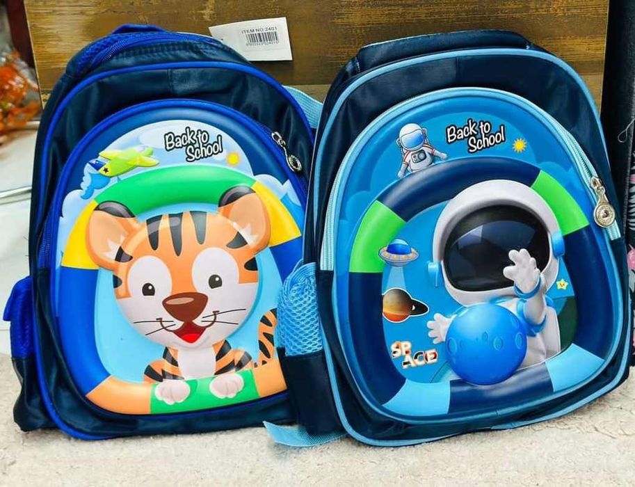 Детска ученическа чанта с щампована твърда карикатура за предучилищна