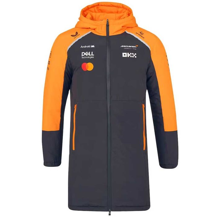 McLaren F1 Team Long Jacket - Оригинално мъжко яке / парка размер L