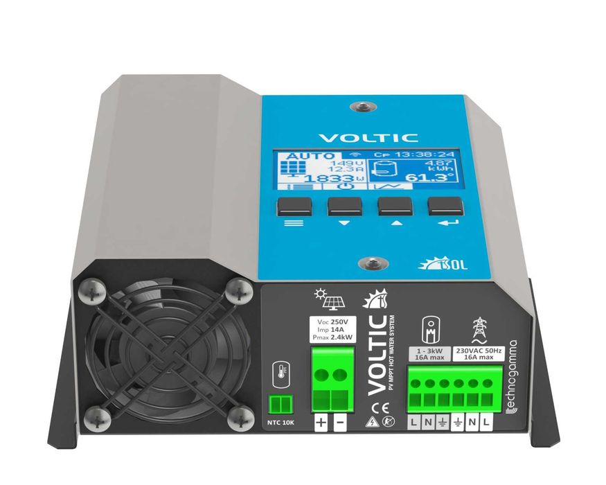 VOLTIC безплатна топла вода  фотоволтаичен контролер за бойлер