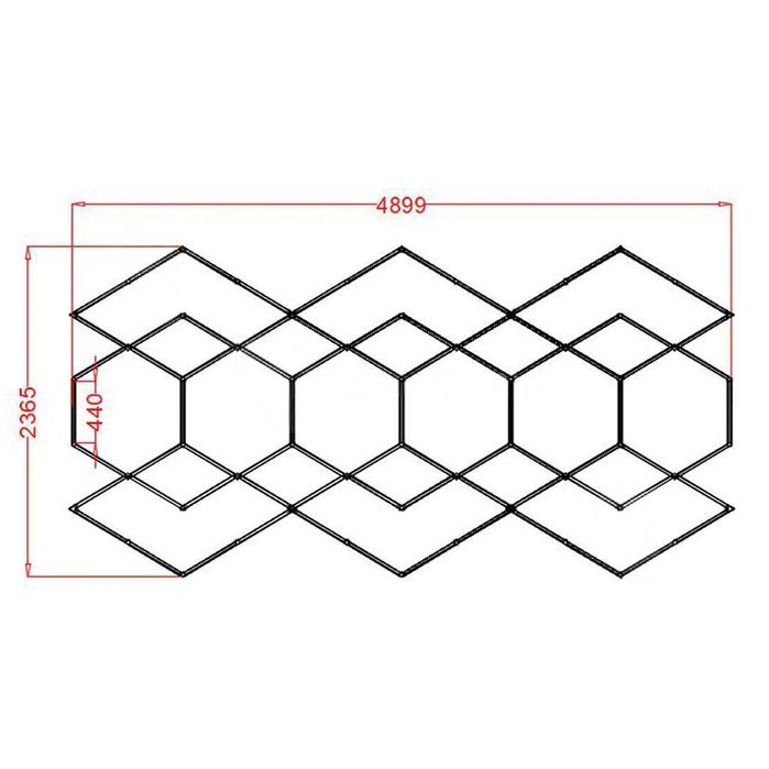 Модульное освещение для студии танцев и фитнеса