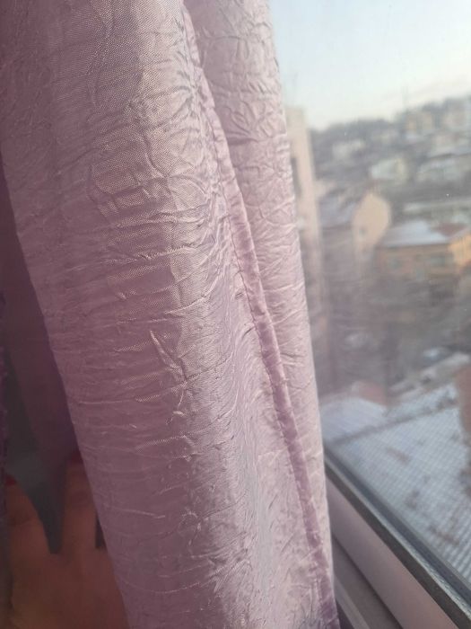 Двойни пердета - тюл и вискоза