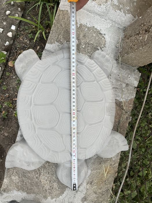 Цветя и Костенурки от бетон декорация за градина