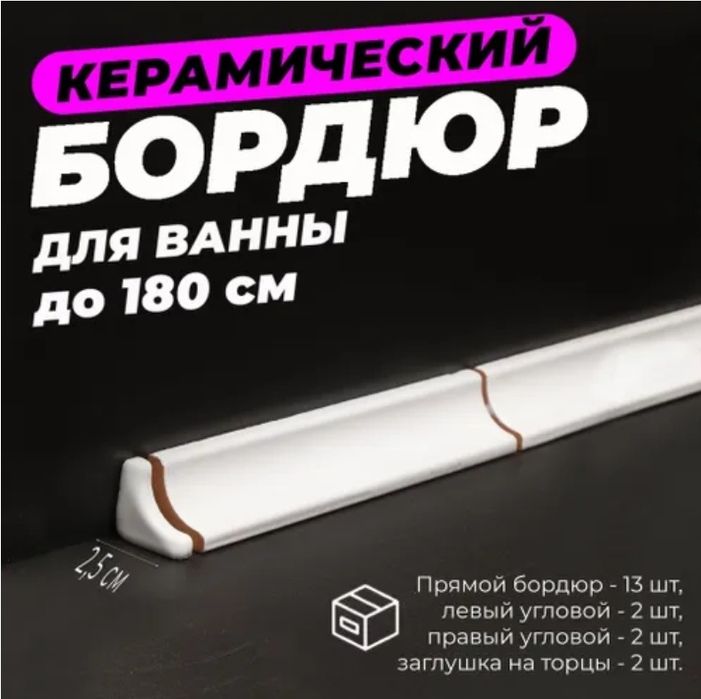 Бордюр для ванны