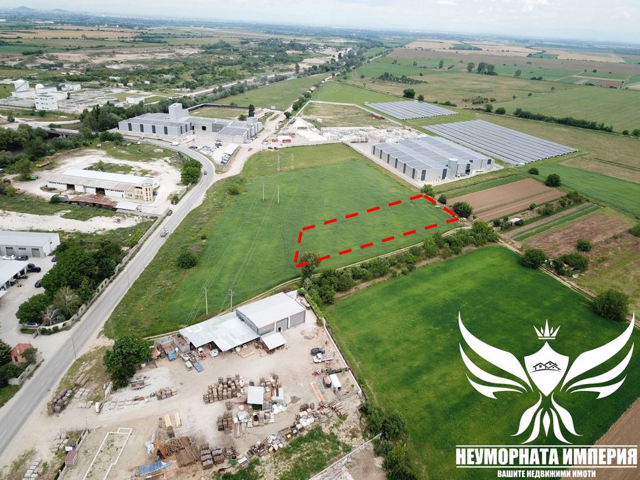 Продавам земя 3500 кв.м - втора линия в Асеновград до фирма Полигруп