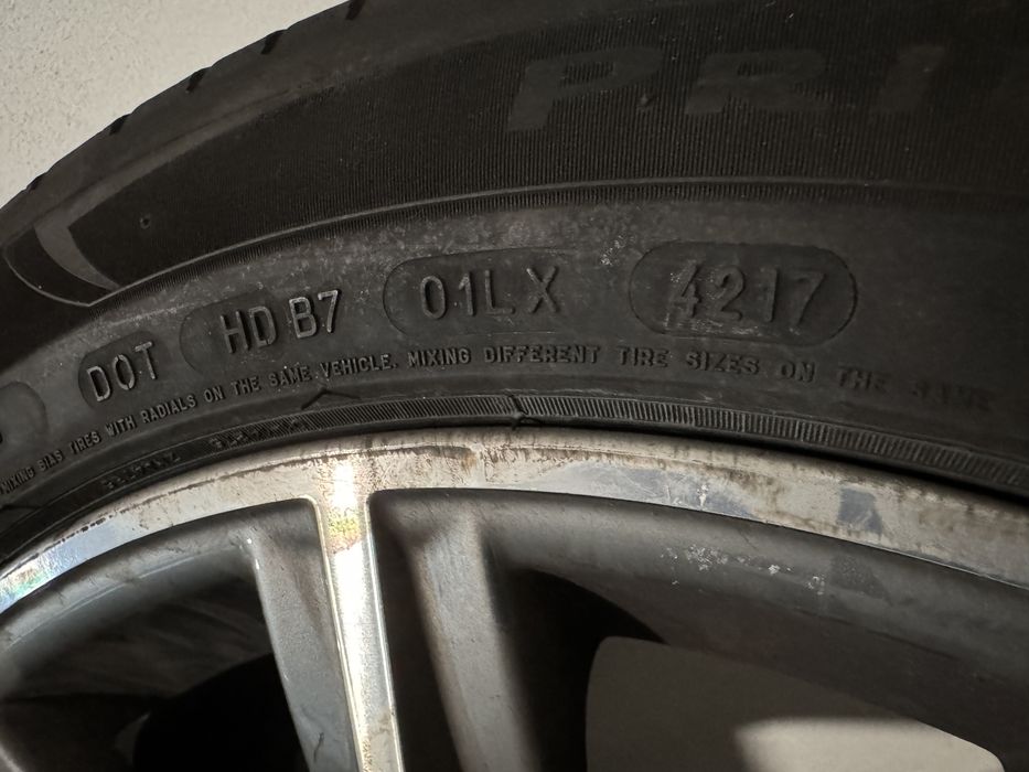 Roti originale bmw seria 5 2018 r18 jante + anvelope