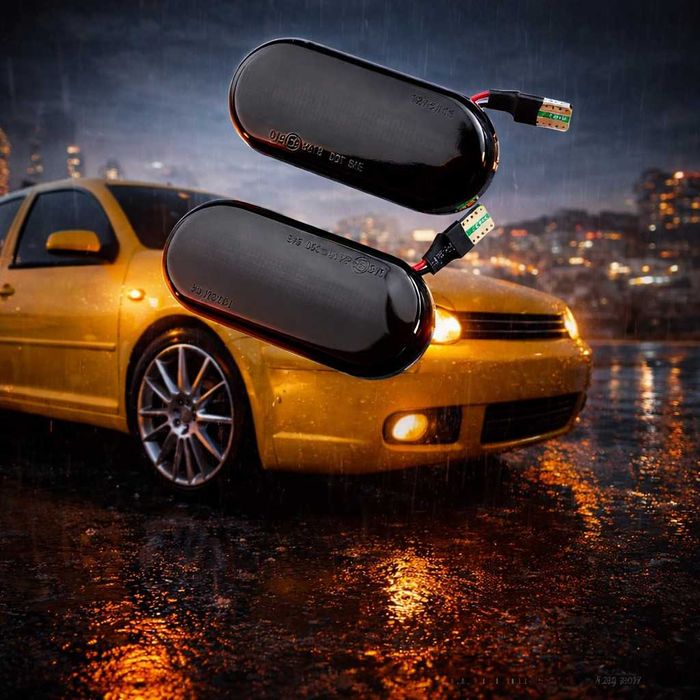 Динамични мигачи за огледала за VW Golf 3 4 Passat Seat Skoda