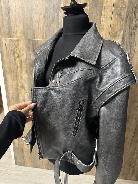 Geaca piele naturala model Manokhi