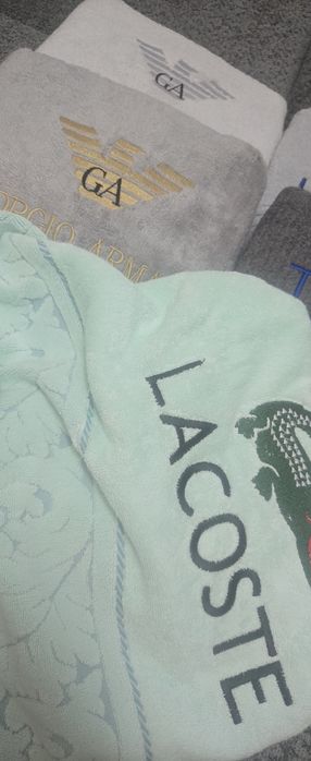 Хавлии Emporio Armani, Tommy, Lacoste