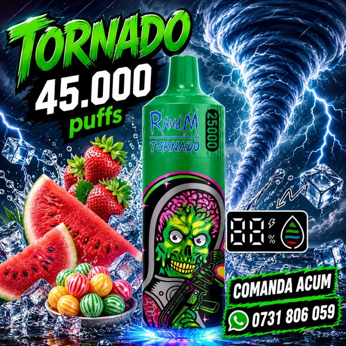 Vape Tornado fructe 45.000 puffs
