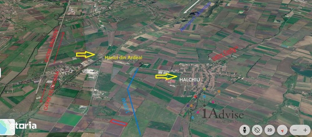 Teren agricol 35.000 mp în extravilan, Halchiu - ideal pentru investiț