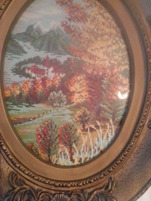 Гоблени есен-зима сезони и други видове в гипсови рамки