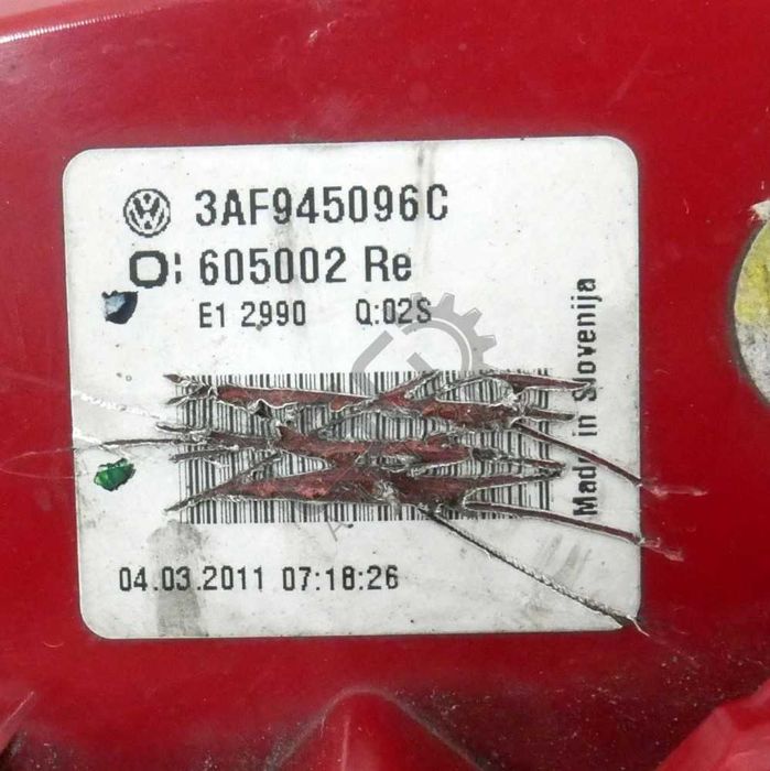 Десен външен стоп Volkswagen Passat (B7)  ID: 156971