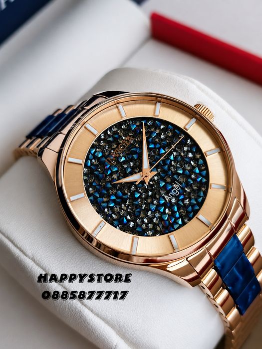 INVICTA Angel Blue Diamond Rose gold 40 mm, Инвикта нов дамски часовник