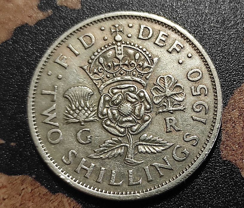 Английски монети - 3 бр.› Крал Джордж VI  (1947-1950)