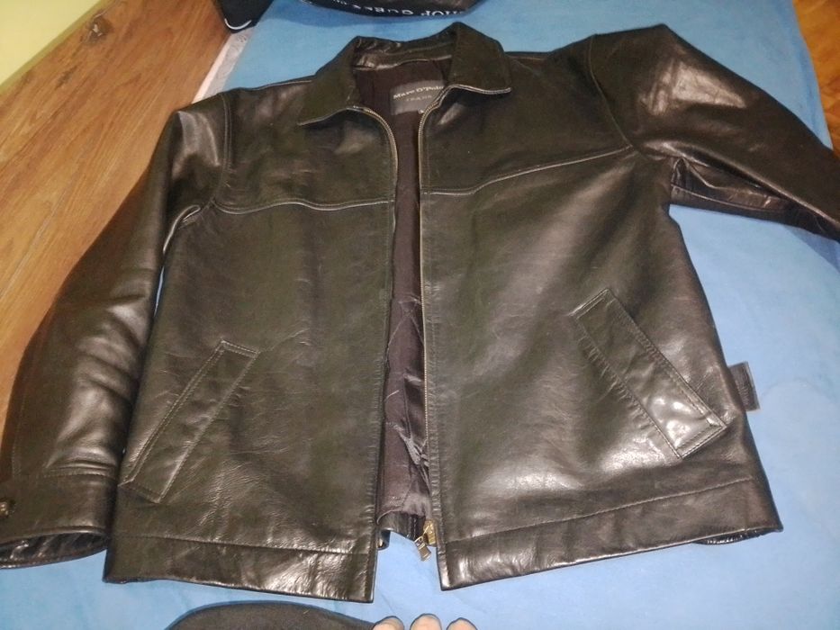 Мъжко кожено яке Marc O'Polo  размер L чисто ново бартер заменям