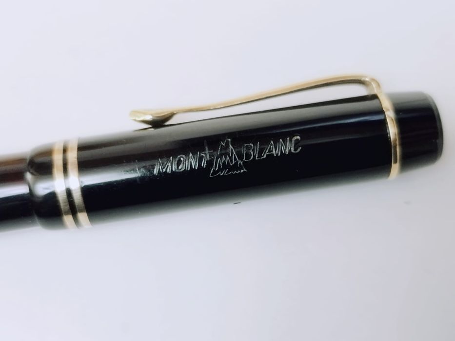 Stilou Montblanc 324, rar , penita aur 14K, piston telescopic, Germani