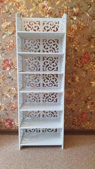 Продам стелаж деревянный белый