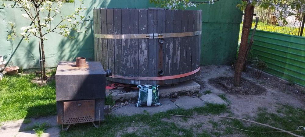 Vând ciubăr cu sobă inox