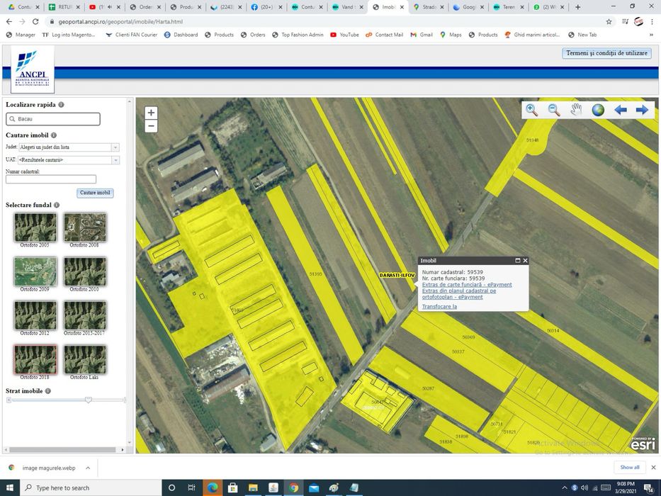 Teren de vanzare 5000 m Magurele ilfov variante