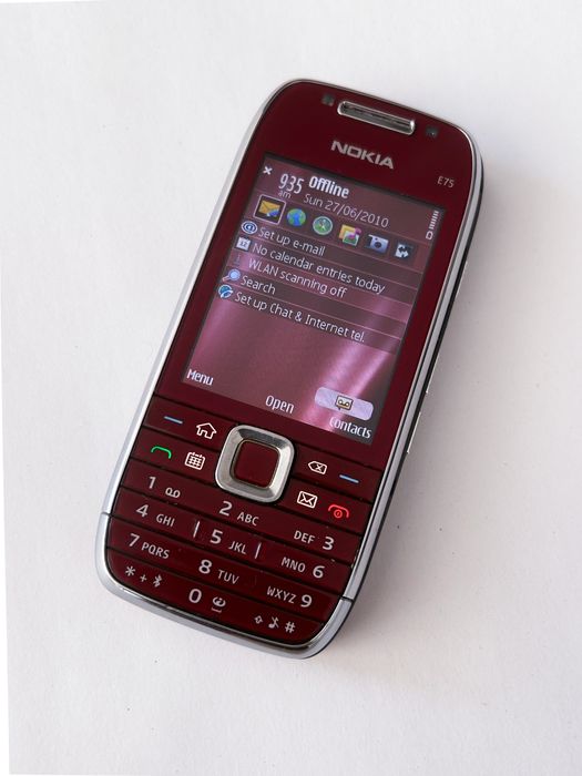 RAR! Nokia E75 Red 41min Lifetimer Stare excelenta colectie