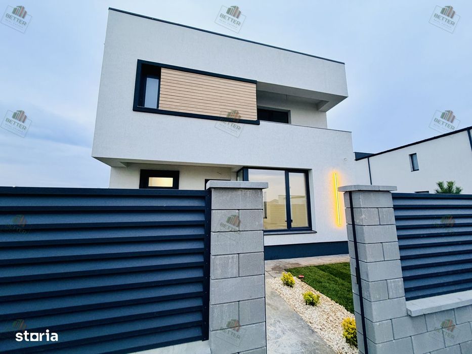 Casă nouă de vânzare individuală P+1, 4 camere - Berceni Ilfov- 370 mp
