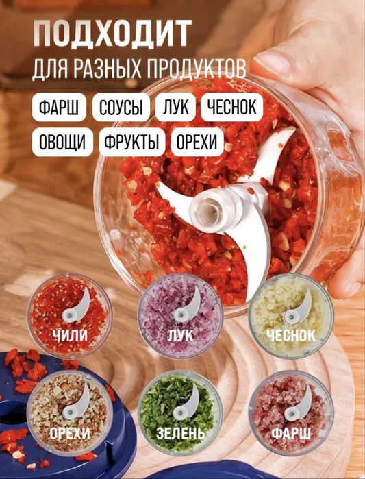 Заряжаемый кухонный измельчитель