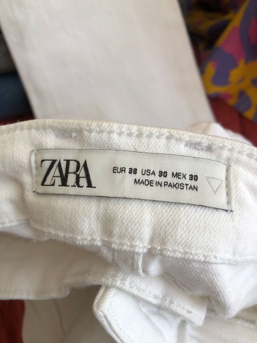 Бели мъжки дънки ZARA